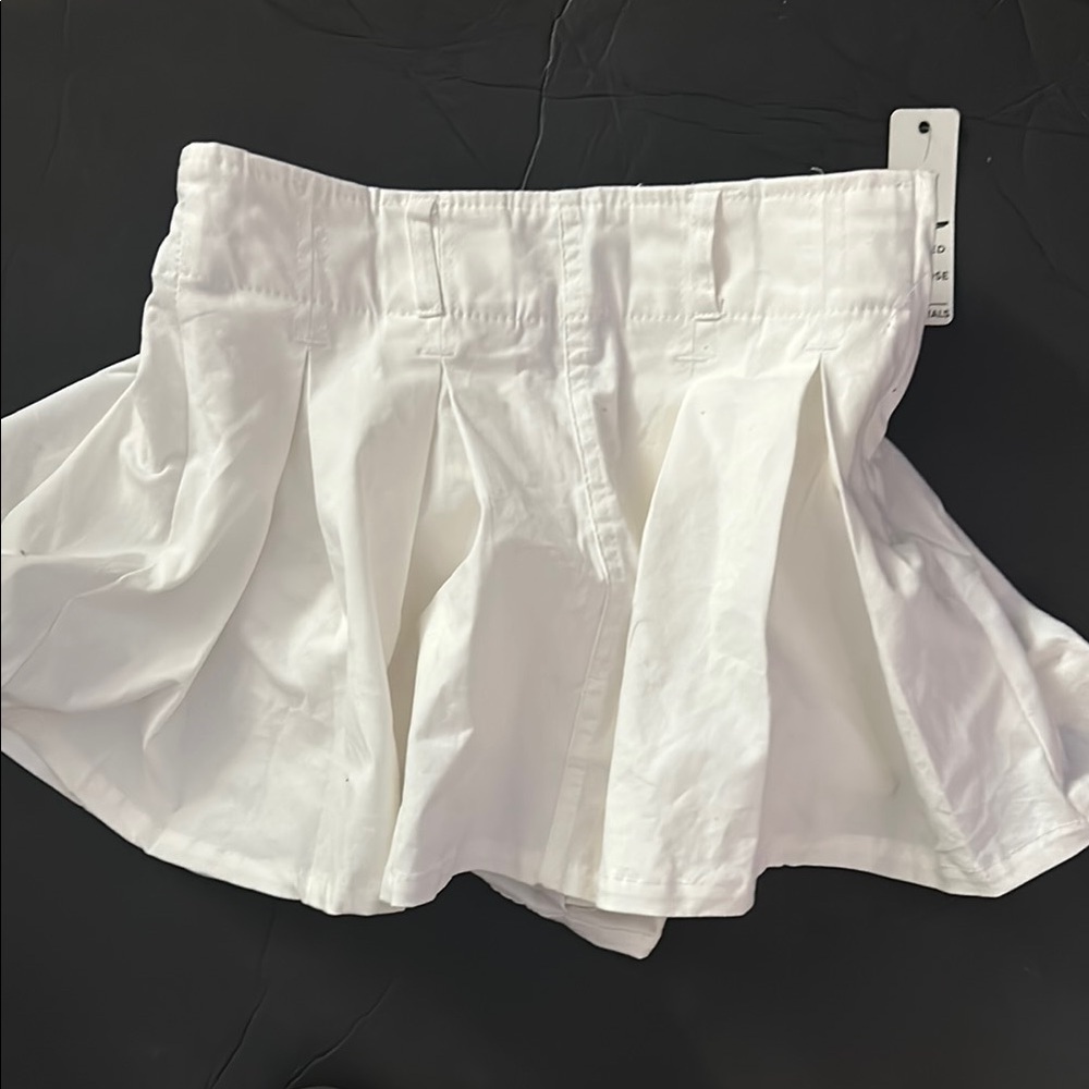 White Mini Skirt